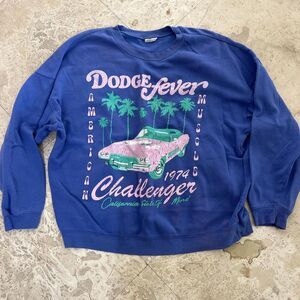 Vintage Style Blue/Purple Crew Sweatshirt